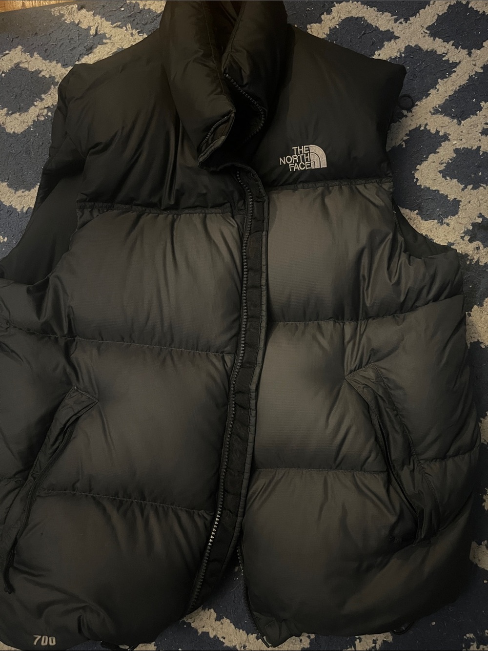 The North Face Black Down puffer Vest Men’s medium